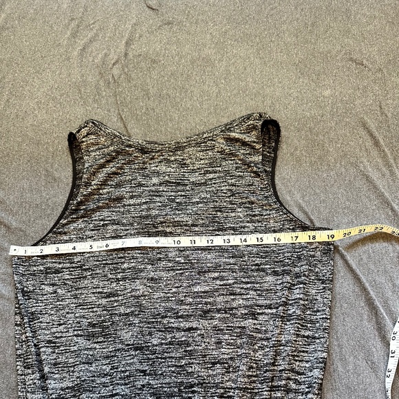 Aritzia Wilfred Free Heathered Gray Soft & Stretchy Isabel Romper - Picture 9 of 9